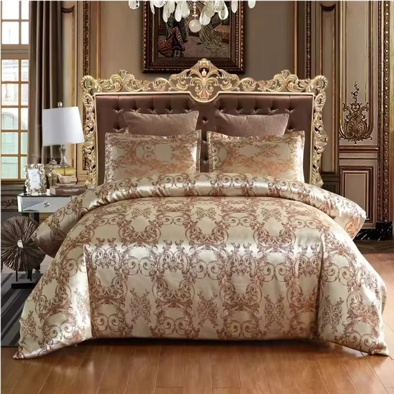 Luxury Jacquard Bedding Set – King Size 220x240cm - Image 6