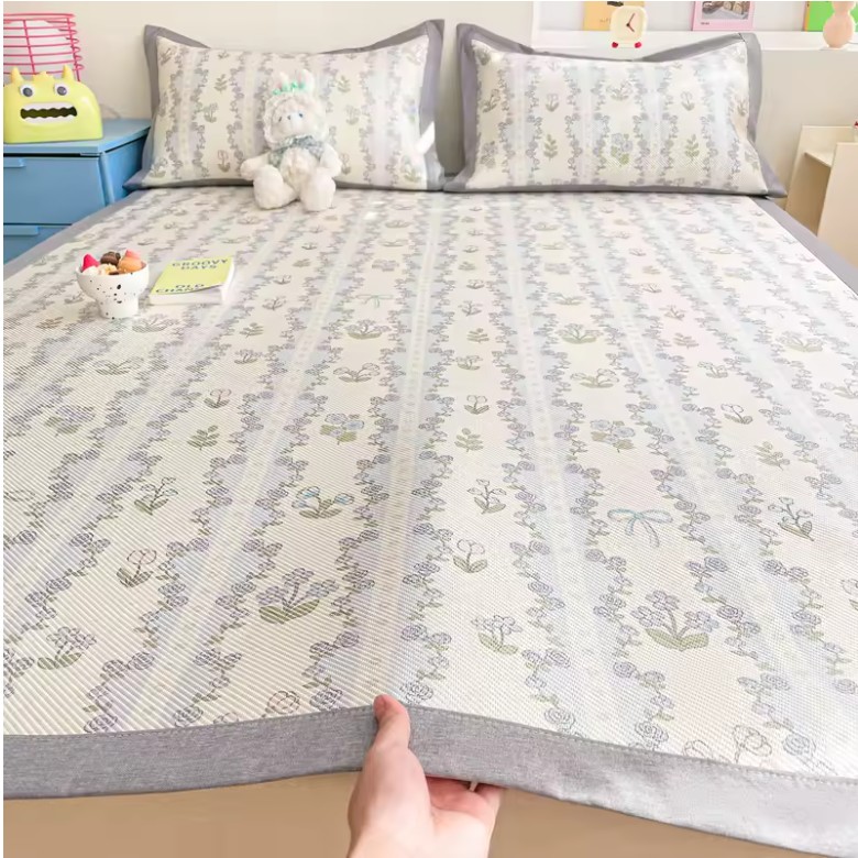 Ice Silk Cooling Bed Mat – Breathable Summer Sleep Pad with Pillowcase for All Ages - Image 6